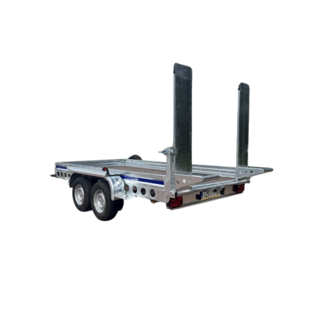 Przyczepa budowlana 3500kg Wiola B3535, DMC (Podjazdy aluminiowe)
